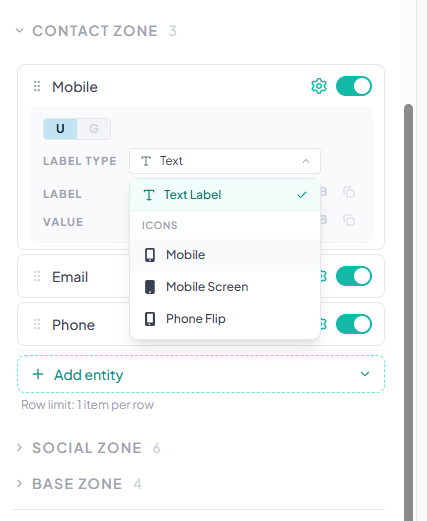 SigStudio contact zone