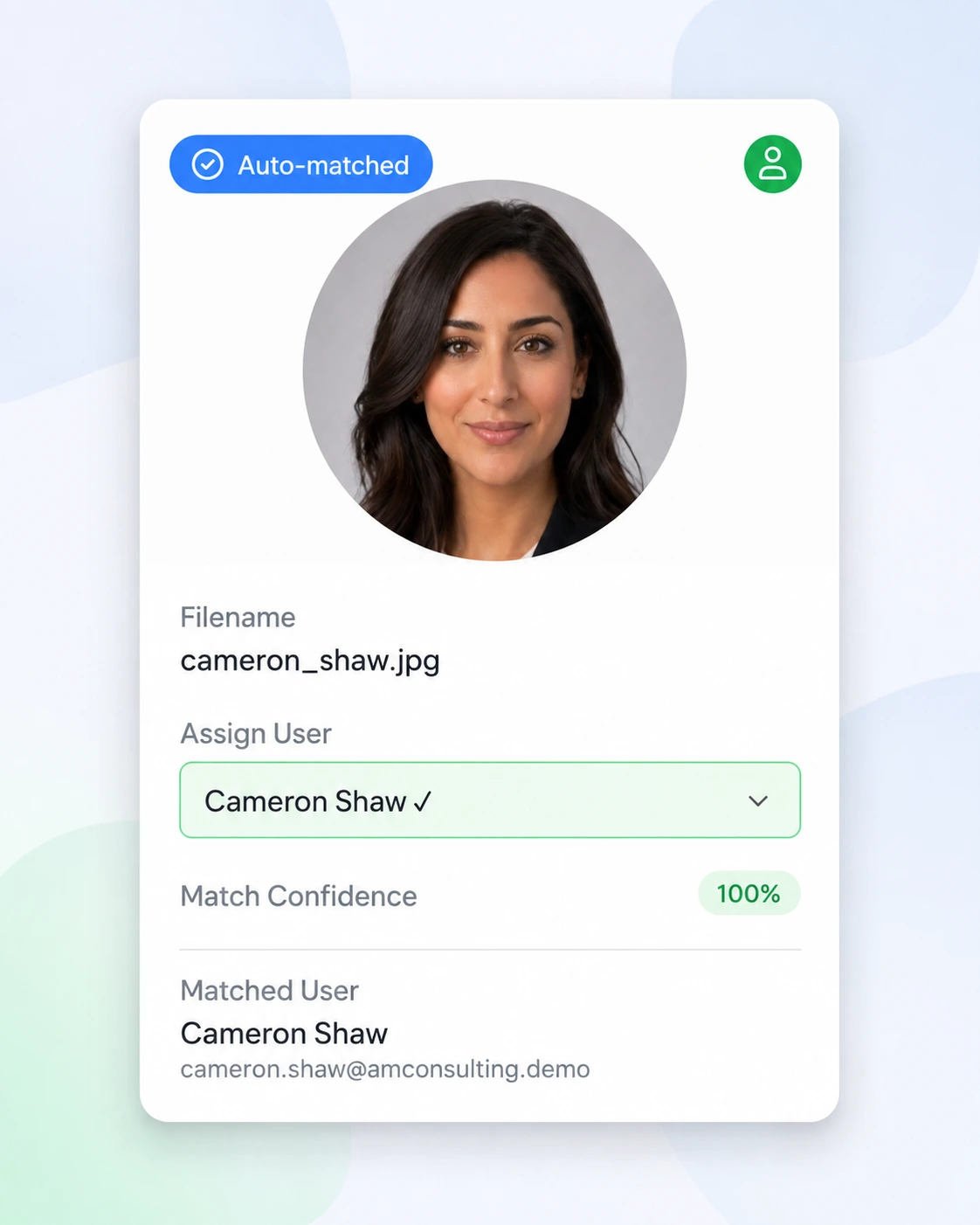 SigStudio email signature software bulk team photo uploader with automatching