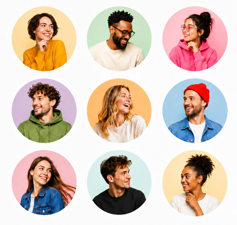 SigStudio AI Team Photo Enhancer - professional on-brand team headshots
