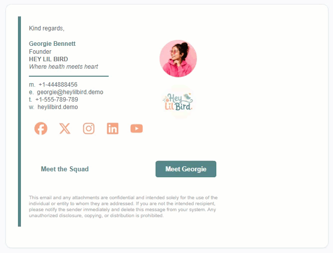 SigStudio Icon Creator - email signature social and contact icons animated